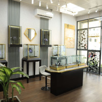 Thiết kế thi công cửa hàng trang sức MAYA DIAMOND